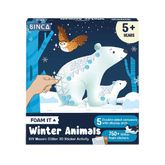 Foam It Winter Animals - Foam Sticker Mosaic Art Activity