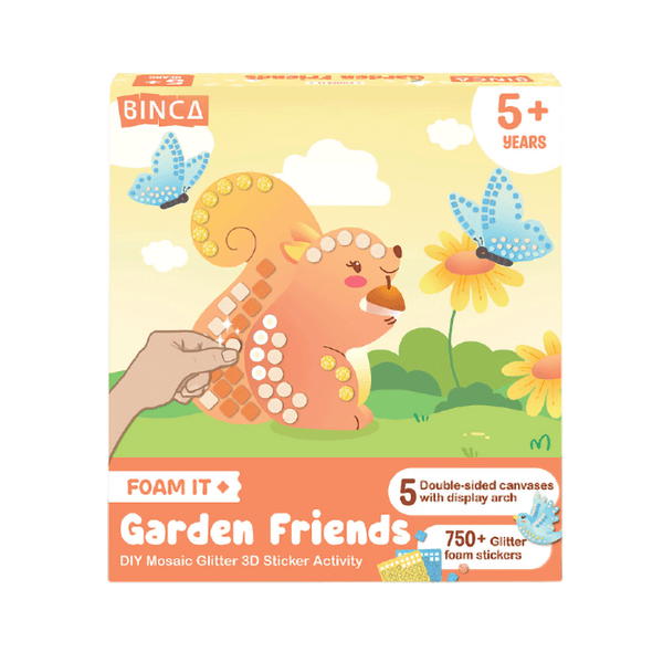 Foam It Garden Friends -  Foam Sticker Mosaic Art Activity
