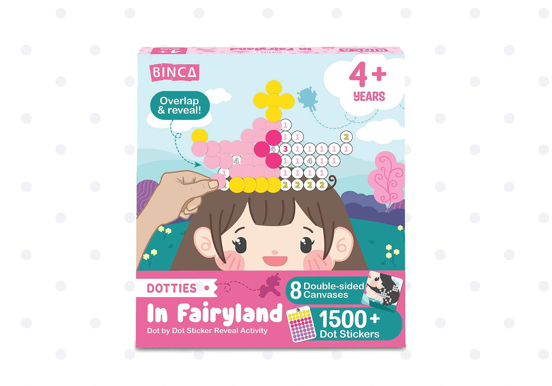 A DOT BY DOT STICKER REVEAL ACTIVITY FOR 4+